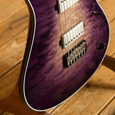 Mayones Regius Core 7 B26.5 - Birdseye Maple - Purple Iris Gloss - 7-String image 6