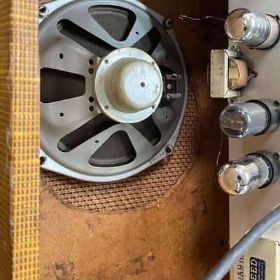 1956 Silvertone 1331 Tube Combo Amp - Tweed image 15