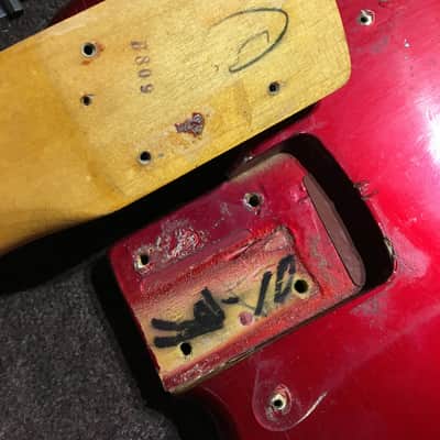 Fender Precision Bass 1958 Candy Apple Red image 16