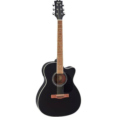 Mitchell O120CEWPM Auditorium Acoustic-Electric Guitar Regular Metallic Black image 3