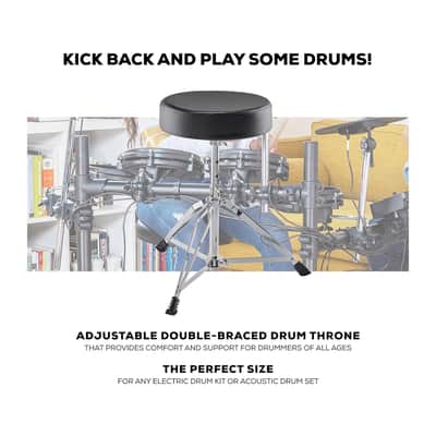 Alesis Drum Essentials Bundle - Throne and Headphones image 3