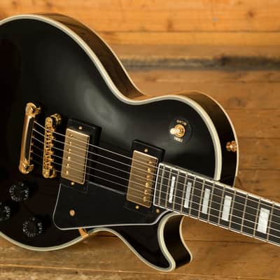 Epiphone Inspired by Gibson Custom Les Paul Custom | Ebony image 5
