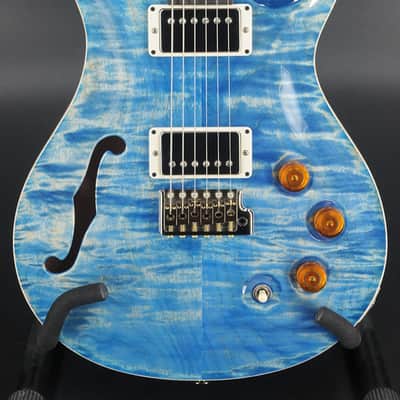 Paul Reed Smith DGT Semi-Hollow w/ Birds - Faded Blue Jean image 1