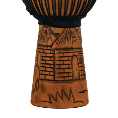 Pearl 12" HAND CARVED MAHOGANY DJEMBE image 2