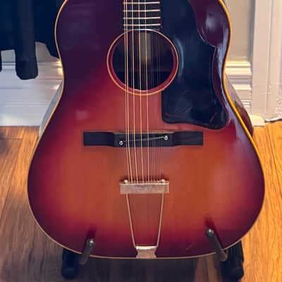RARE 1961 Gibson B-45-12 Cherry Sunburst 12-String W/Original Hard Case plus Accesories image 1