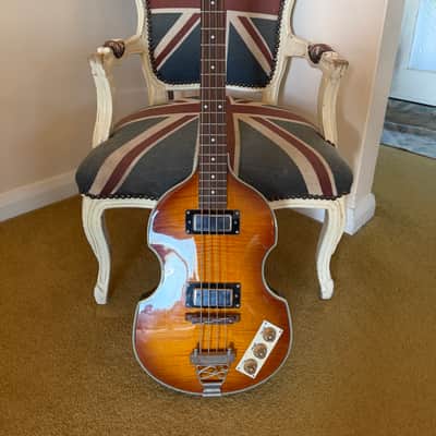 Epiphone Viola Bass with Rosewood Fretboard 1995 - 2020 - Vintage Sunburst image 1