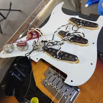 Used 2004 Fender American Stratocaster w/ Virgil Arlo Pickups and Upgrades - Sunburst w/ Case image 21