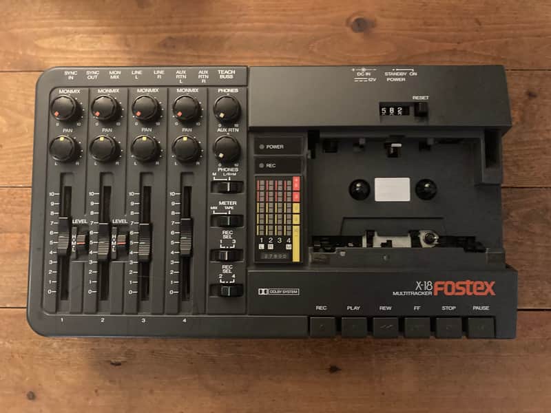 Fostex X-18 4-Track Multitrack Cassette Recorder image 1