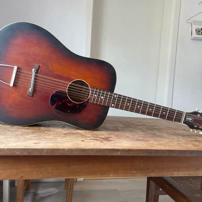 Egmond 12 String Acoustic Guitar 1963 Dreadnought-Sunburst image 3
