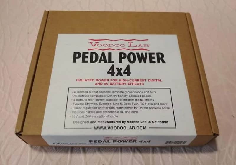 Voodoo Lab Pedal Power 4x4 8-output Isolated Guitar Pedal Power Supply ( EU cable ) image 1