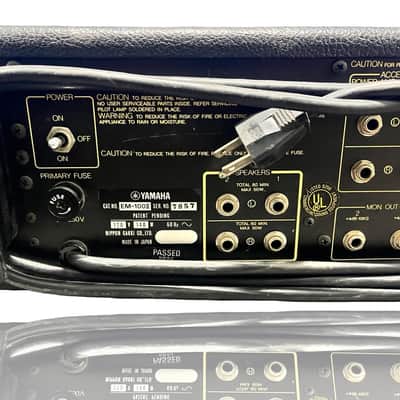 1980's Yamaha EM-100 6-Channel Powered Analog Mixer image 4