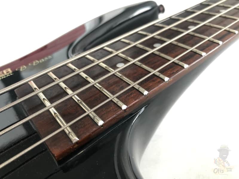 1990 Hohner Professional B Bass IV Stealth Black | Reverb
