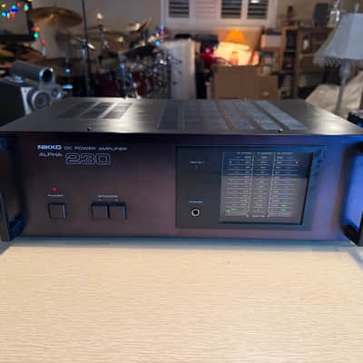 Nikko Alpha 230 Dark Red Faceplate | Serviced Power Amp | 120 WPC | Japan image 2
