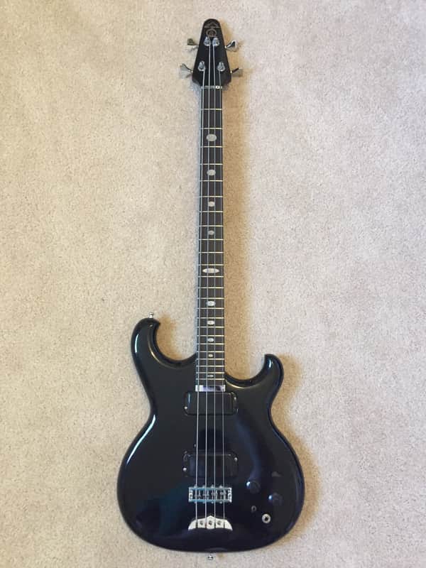 Alembic Spoiler 1983 Black Cliff Burton Metallica 32” Medium Scale Koa Body Maple Neck image 1