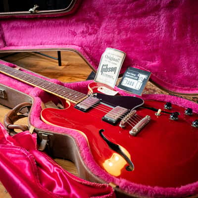 Gibson ES-335 Dot 1990 - Cherry w/OHSCGibson ES-335 Dot – 1990 – Cherry – w/ Original Hardcase – Very Good Condition image 16