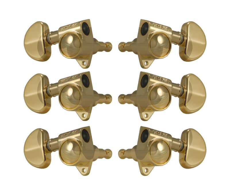Grover Rotomatic 102-18G Series 3x3 Gold Tuning Machines image 1