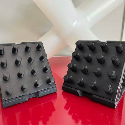 Pair of Intech Studio EN16 16-Encoder [Series 2 – Detent Encoder] MIDI Controllers, plus case, and 3D printed stands image 4