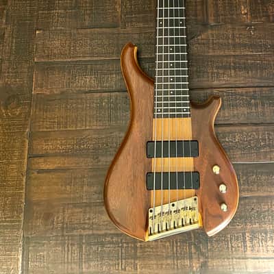Tune Zi-III 6 String Bass Les Claypool Vintage Made in Japan 1991 Natural Walnut image 5