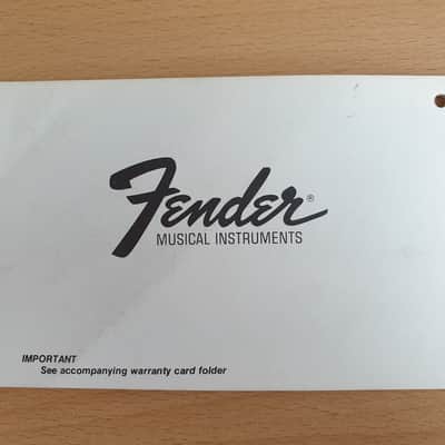 [Vintage] Fender Stratocaster Owner's Manual 1977 (#1) image 2