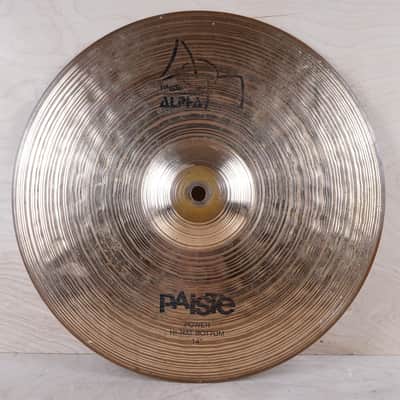 Paiste 14" Alpha Power Hi-Hat Cymbal (Bottom) Traditional image 1