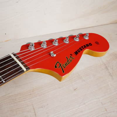 Fender MG-69 Mustang '69 Reissue MIJ 2010 Red w/ Matching Headstock EMG Active PUs Japan w/ Bag image 6