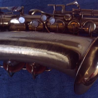 Buescher SLANT SIGNATURE ARE DECO 1938 - BRASS image 6