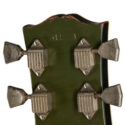 NEW! Gibson Custom 1968 Les Paul Custom Reissue - Olive Drab/Ebony Murphy Lab Heavy Aged - Authorized Dealer - Pre-Order image 15