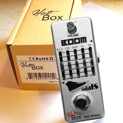Hot Box Pedals Boom 5-band Bass Graphic Equalizer Attitude Series Pedal True Bypass image 3