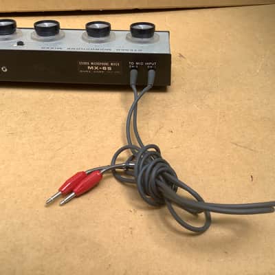 Sony MX-6S, Stereo Microphone Mixer, Vintage Made in Japan image 6