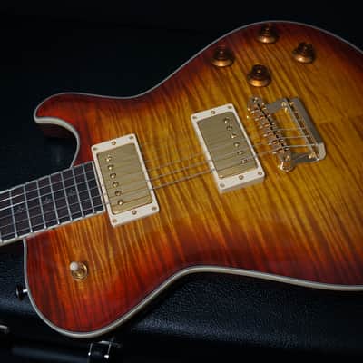 Knaggs Guitars Kenai in Dark Cherry Burst w/ T1 Flame Maple Top & Bare Knuckle Mules image 9