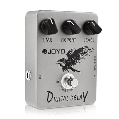 Joyo Digital Delay Guitar Pedal Range 25ms-600ms Time/Repeat/Level True Bypass image 1