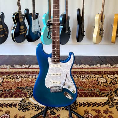 1995 Fender Stratocaster Plus Deluxe - Rare Blue Burst - Upgraded Noiseless Pickups & Tweed Case image 1