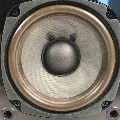 Vintage NHT Super Zero A450 Bookshelf Speakers Piano Black image 6