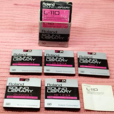 Roland QD QuickDisck Collection Sound Library L-103 L-105 L-108 L-110