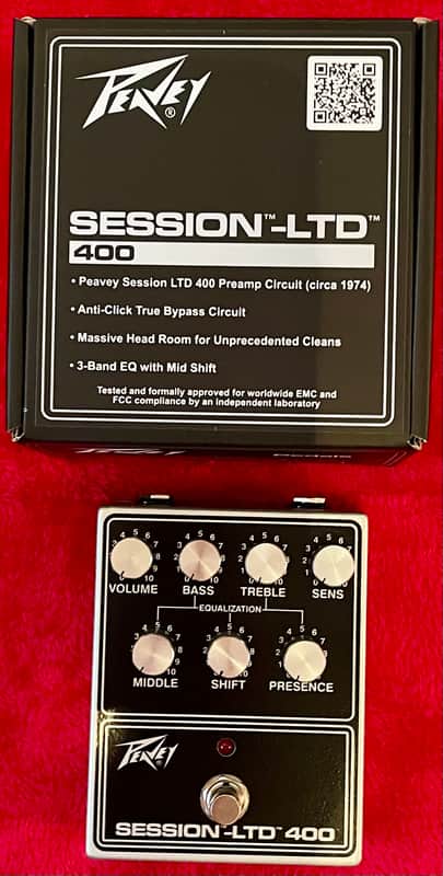 Peavey Session LTD Preamp pedal 2025 - Black image 1