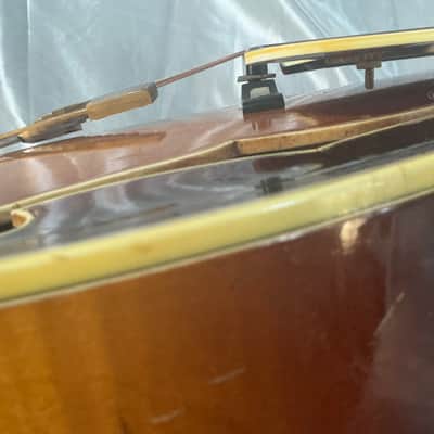 1953 D’Angelico New Yorker Archtop Acoustic Hollowbody Non-Cutaway Guitar Original Sunburst Finish w/Original Hard Shell Case image 17