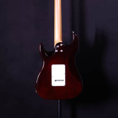 Jet Guitars JS-450 Q TB R - Transparent Black image 2