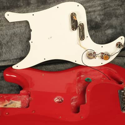 1983 Fender Bullet Bass Deluxe B-34 long scale Red image 24