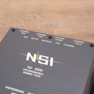 NSI ND 5000 4-Channel Programmable Dimmer Pack (church owned) CG00VUT image 4