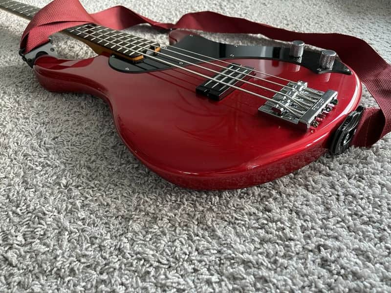 Fender Modern Player Dimension Bass 2013 MIC Candy Apple Red | Reverb