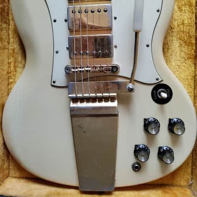 Gibson SG Custom "Large Guard" with Maestro Vibrola 1966 - 1969 - White image 2