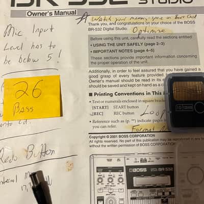 Boss BR-532 Digital Studio Compact 4-Track Recorder 2000s - Dark Gray image 9