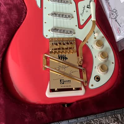 Burns Shadows Custom Signature Limited Edition No. 079 of 500 2005 - Fiesta Red image 3