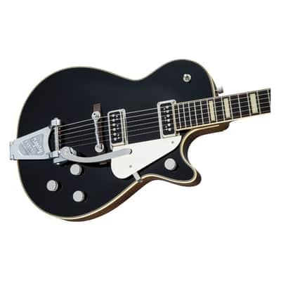 Gretsch G6128T-53 Vintage Select '53 Duo Jet 6-String Right-Handed Electric Guitar with Bigsby, Rosewood Fingerboard, Dual TV Jones and T-Armond Pickups (Black) image 4