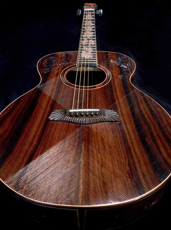 Blueberry Handmade Grand Concert Guitar - Balinese Rosewood Body image 1