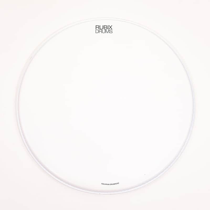 Aquarian 20" Texture Coated White Bass Drum Head w/ Felt Strip - TC-K20 image 1