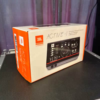 JBL M-Patch Active-1 Active Stereo Monitor Controller with Talkback and USB I/O 2010s - Black image 7