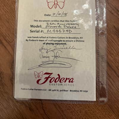 Fodera 35th Anniversary Monarch 4 Deluxe 2018 image 22