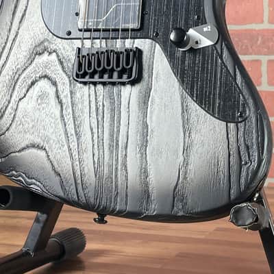 ESP LTD XJ-1B HT Baritone Electric Guitar - Silver Blast image 4