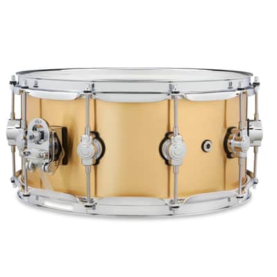 DW Performance Polished Brass Snare Drum 14x6.5 image 2